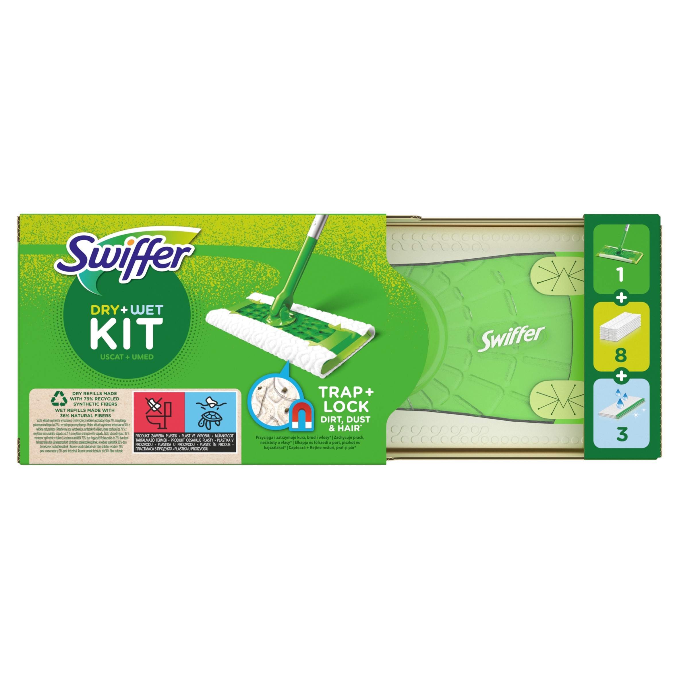 Plochý mop Swiffer Kit Mop 27 cm